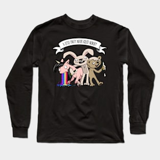 drunken friends barhop Long Sleeve T-Shirt